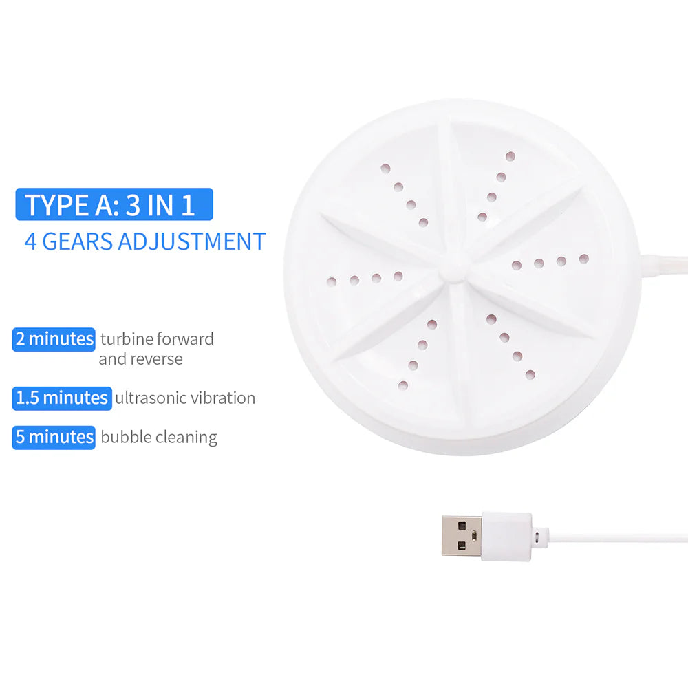 AquaEasy™ Portable Ultrasonic Washing Machine