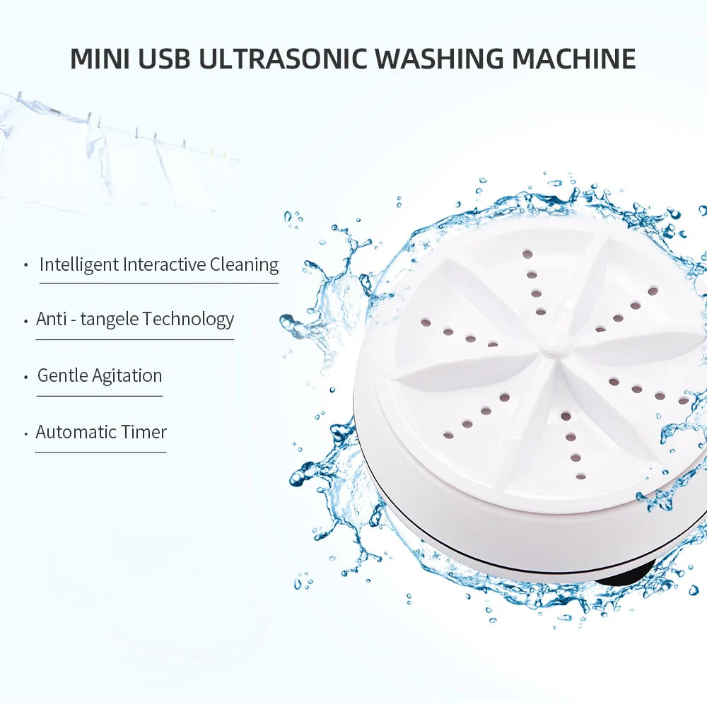 AquaEasy™ Portable Ultrasonic Washing Machine
